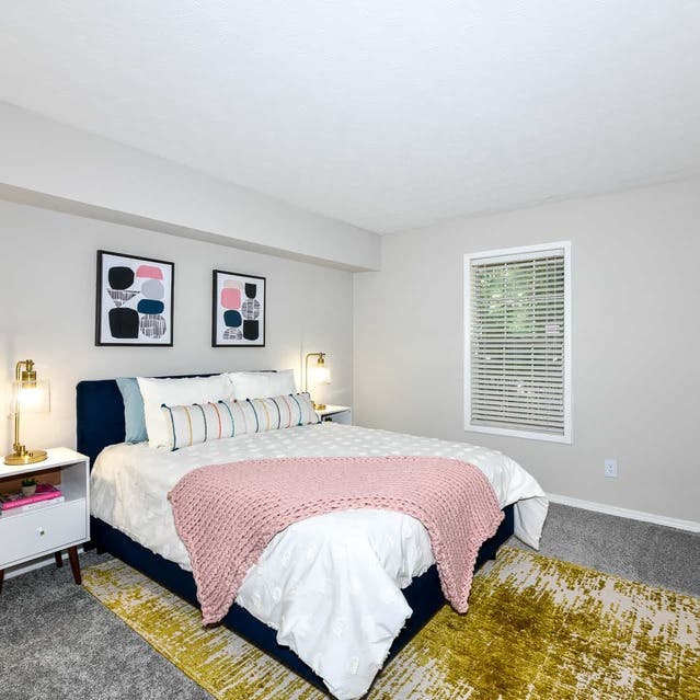 The Preserve at Dunwoody - Carpeted Apartment Bedroom