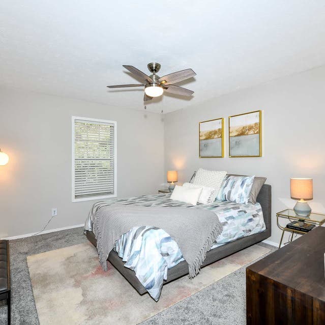 The Preserve at Dunwoody - Spacious Bedroom With Carpet Flooring