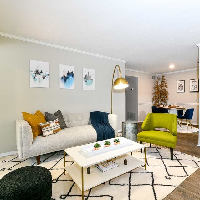 The Preserve at Dunwoody - Furnished Apartment Living Room