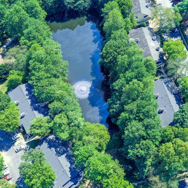 The Preserve at Dunwoody - Aerial View of Private Lake